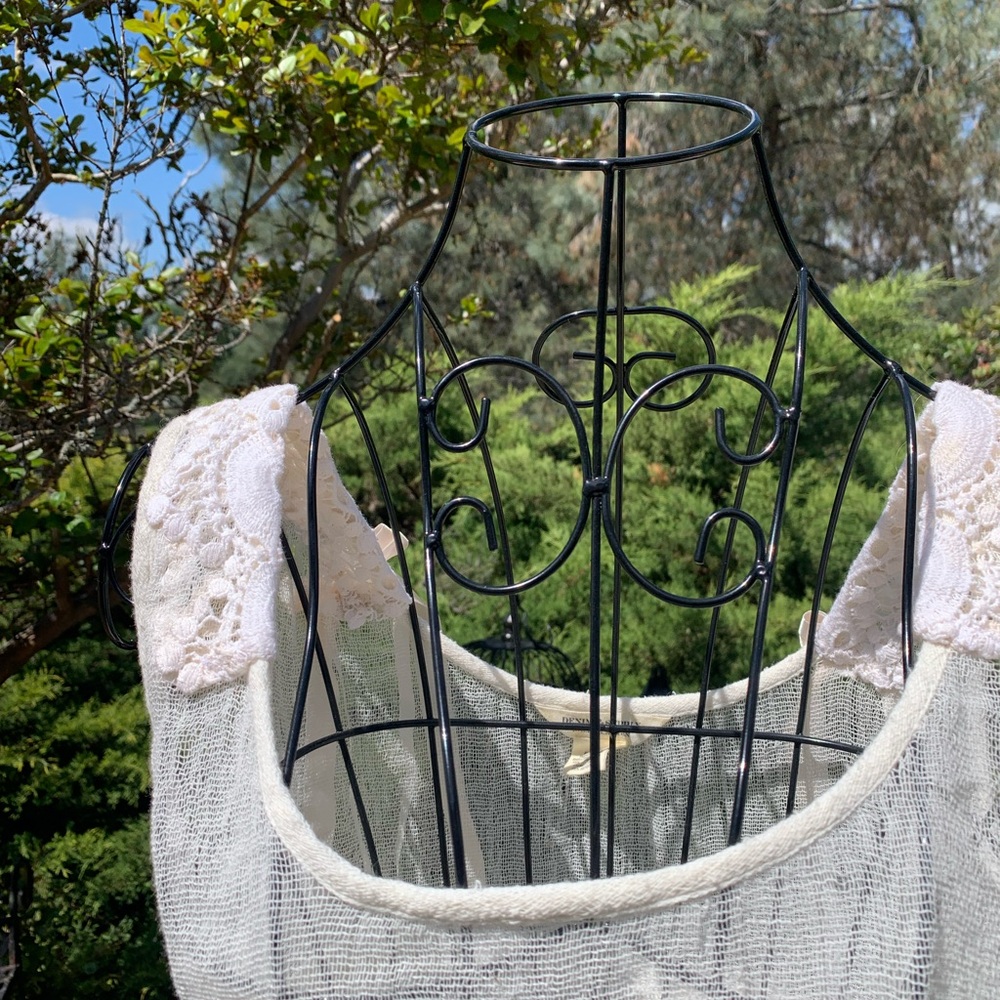 Denim & Supply Ralph Lauren gauzy  upcycled by kreativekristen Tank Top, HP25 - Picture 5 of 11